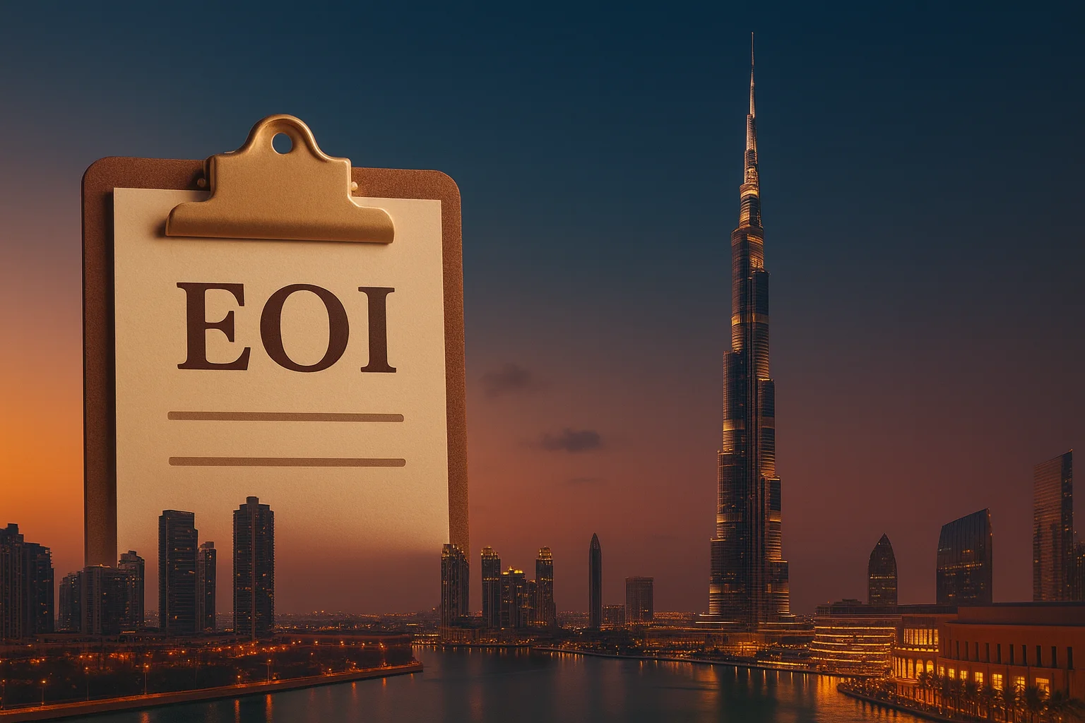 EOI v Dubaji: Co to je a jak jej využít při investování do nemovitostí